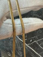 Prachtige 14k gouden gladde ketting | 60 cm, Ophalen of Verzenden, Nieuw, Goud