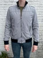 Springfield tussenjas L/M heren mini-ruit, Maat 52/54 (L), Zwart, Ophalen of Verzenden, Gedragen