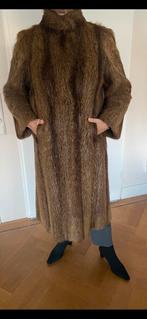 Bontjas lang maat 40/ 42, Kleding | Dames, Jassen | Winter, Ophalen of Verzenden, Zo goed als nieuw, Bruin