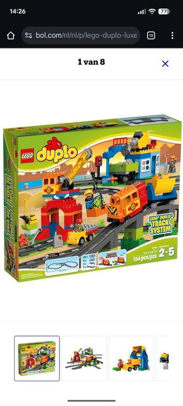 LEGO Duplo Trein Set 10508 - Compleet! beschikbaar voor biedingen