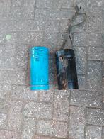 2 Duitse gasmasker blikken 1 met masker zie foto's, Ophalen of Verzenden, Landmacht, Duitsland, Overige typen