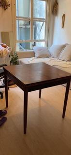 Vintage Uittrektafel - Midcentury Design, Huis en Inrichting, Tafels | Eettafels, Ophalen, Gebruikt, 100 tot 150 cm, Teakhout