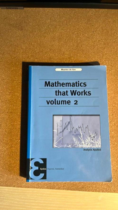 Mathematics that works 2 - Maarten de Gee, Boeken, Wetenschap, Zo goed als nieuw, Natuurwetenschap, Ophalen of Verzenden