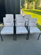 6 Eetkamerstoelen, Ophalen, Gebruikt, Overige kleuren, Stof
