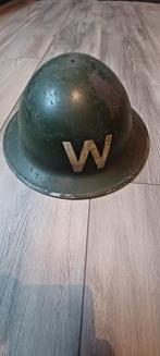 Britse Brodie Warden helm, Verzamelen, Ophalen of Verzenden, Landmacht, Engeland, Helm of Baret
