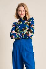 POM Amsterdam butterfly top blauw 36 small S, Kleding | Dames, Tops, Ophalen of Verzenden, Zo goed als nieuw, Maat 36 (S), Blauw