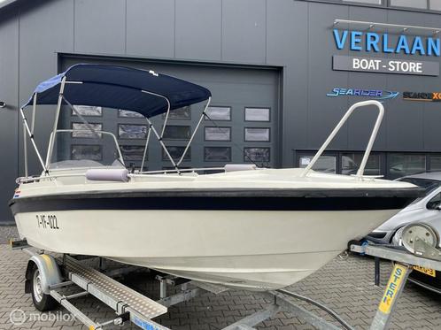 Flipper/consoleboot /30pk Yamaha 4takt van 2006/KalfTrailer, Watersport en Boten, Vis- en Consoleboten, Gebruikt, 3 tot 6 meter