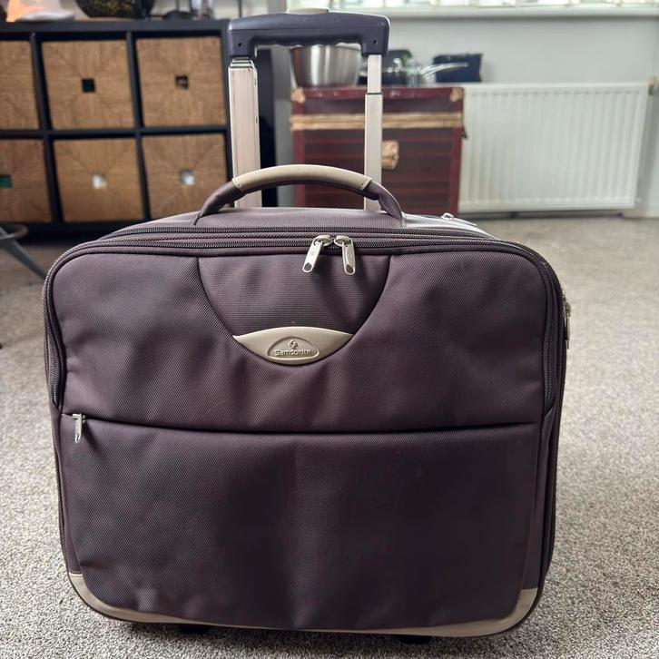 Samsonite laptoptrolley – compact, uitstekende staat, 25 L, Sieraden, Tassen en Uiterlijk, Koffers, Zo goed als nieuw, Zacht kunststof