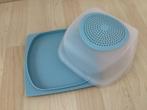 Kaasdoos tupperware, Huis en Inrichting, Ophalen, Zo goed als nieuw, Blauw, Overige typen