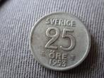 Zweden - 25 ore zilver 1953 - 2,32 gram 0.400 ag zf+ (zi 150, Postzegels en Munten, Munten | Europa | Niet-Euromunten, Zilver