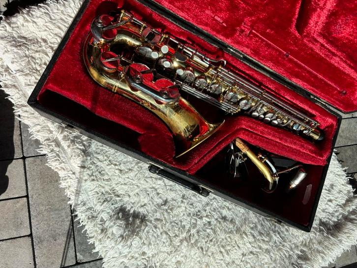 Keilwerth altsaxofoon, Muziek en Instrumenten, Blaasinstrumenten | Saxofoons, Gebruikt, Alt, Met koffer, Ophalen of Verzenden
