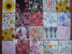 BLOEMEN servetten pakket nr 1, Hobby en Vrije tijd, Knutselen, Ophalen of Verzenden, Nieuw, Materiaal