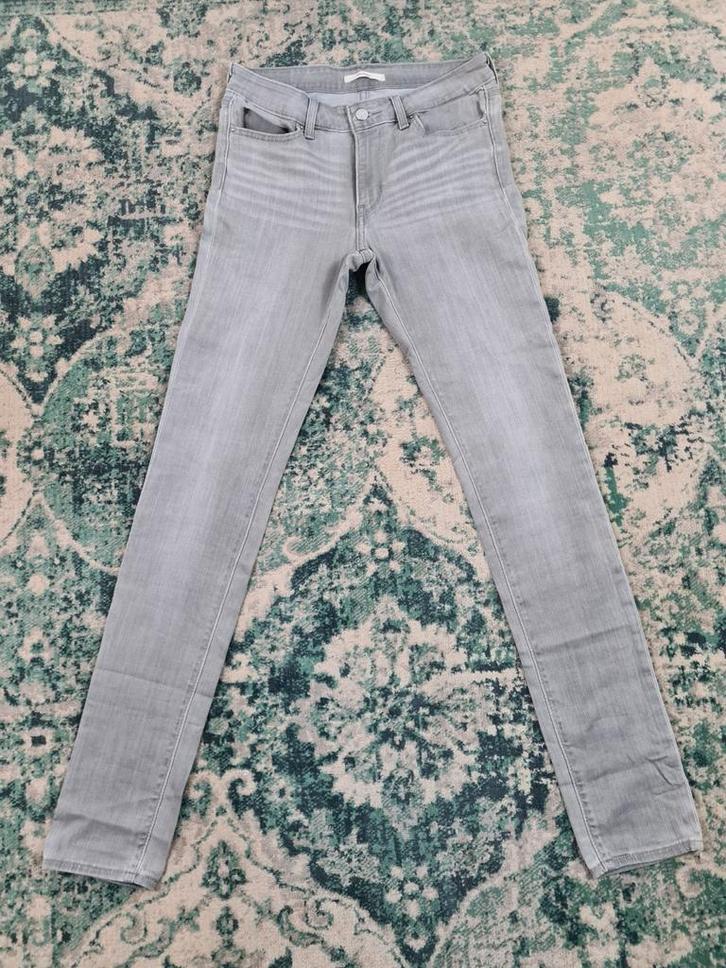 711 Levi's skinny W29 L32 WMN Tulsi2932 Grijs, Kleding | Dames, Spijkerbroeken en Jeans, Zo goed als nieuw, W28 - W29 (confectie 36)