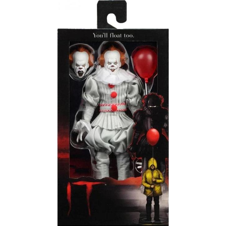 Neca 45473 IT 2017: Pennywise 8 inch Clothed NECA, Verzamelen, Film en Tv, Nieuw, Film, Actiefiguur of Pop, Ophalen of Verzenden