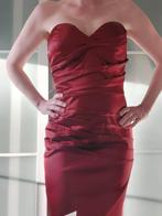 Guess bordeaux rode satijnen cocktailjurk - als nieuw, Kleding | Dames, Gelegenheidskleding, Maat 38/40 (M), Guess, Cocktailjurk