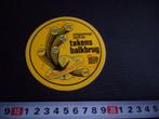 sticker takens balkbrug discotheek dancing bowling bar resta, Ophalen, Zo goed als nieuw, Bedrijf of Vereniging