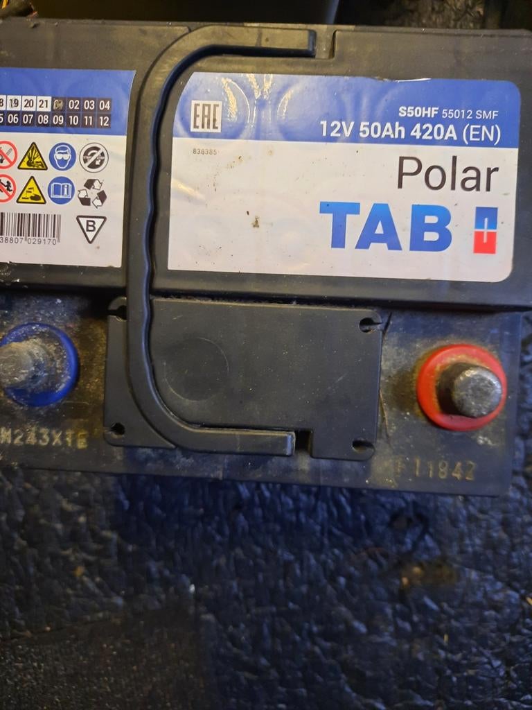 Accu 12V 50Ah - Gebruikt, Ophalen of Verzenden, Gebruikt, Universele onderdelen