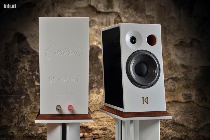 Kroma Mimi Atalier speakers te koop., Audio, Tv en Foto, Luidsprekers, Zo goed als nieuw, Front, Rear of Stereo speakers, 120 watt of meer