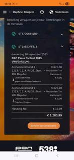 Twee kaarten voor de formule 1 Zandvoort., Tickets en Kaartjes, Evenementen en Festivals, Twee personen