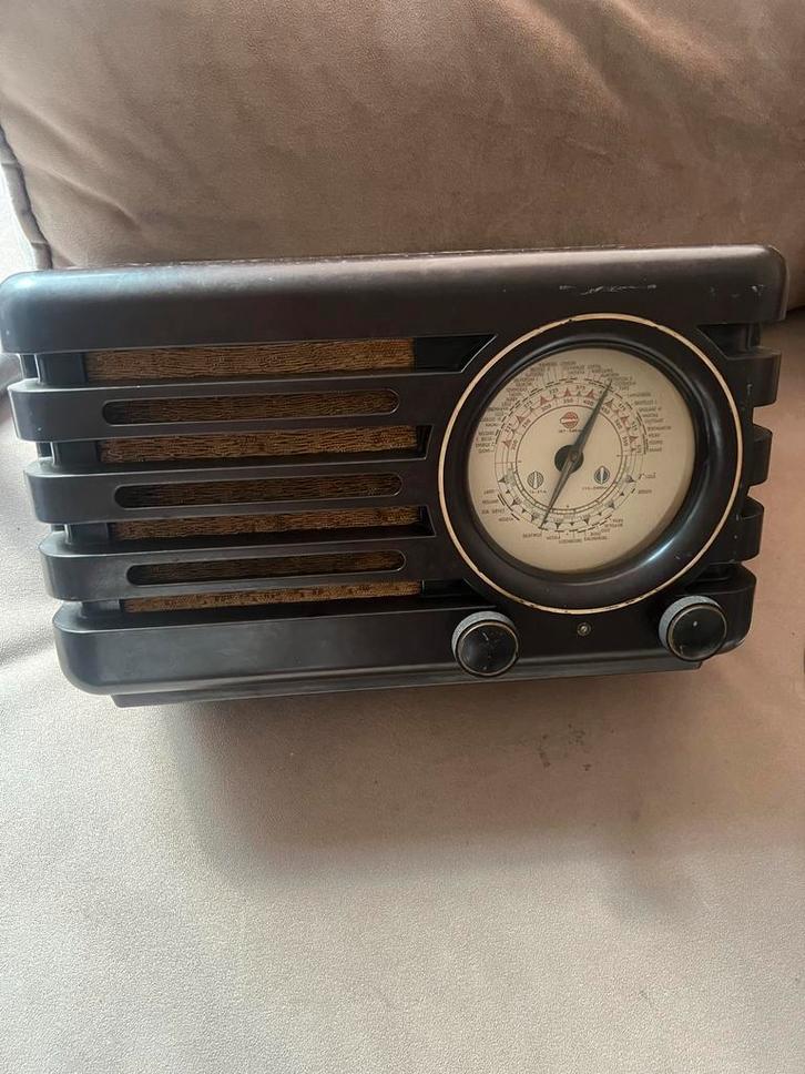 Philips Radio BX373A collect item uit 1935- Made in Holland, Antiek en Kunst, Antiek | Tv's en Audio, Ophalen of Verzenden