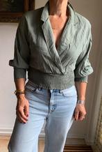 ZARA prachtige groene blouse maat S, Ophalen of Verzenden, Zo goed als nieuw, Maat 38/40 (M), Groen