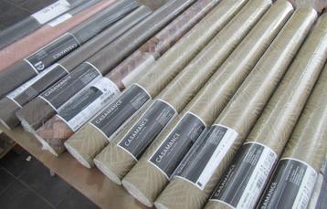 12 rol VINYL-BEHANG 9x CASAMANCA en 3x ARTE , nieuw beschikbaar voor biedingen