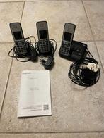 Gigaset A670A trio draadloze telefoons met antwoordapp., Ophalen, Gebruikt, 3 handsets