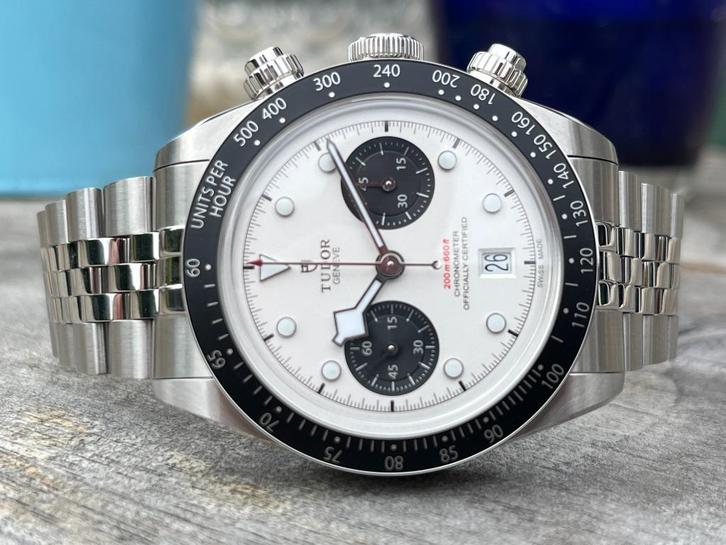 Tudor Black Bay Chrono, Sieraden, Tassen en Uiterlijk, Horloges | Heren, Nieuw, Polshorloge, Overige merken, Staal, Staal, Ophalen of Verzenden