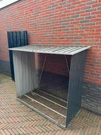 Houthok - opslaghok haardhout - haardhok - houtopslag., Tuin en Terras, Ophalen, Gebruikt, Metaal, Overige typen