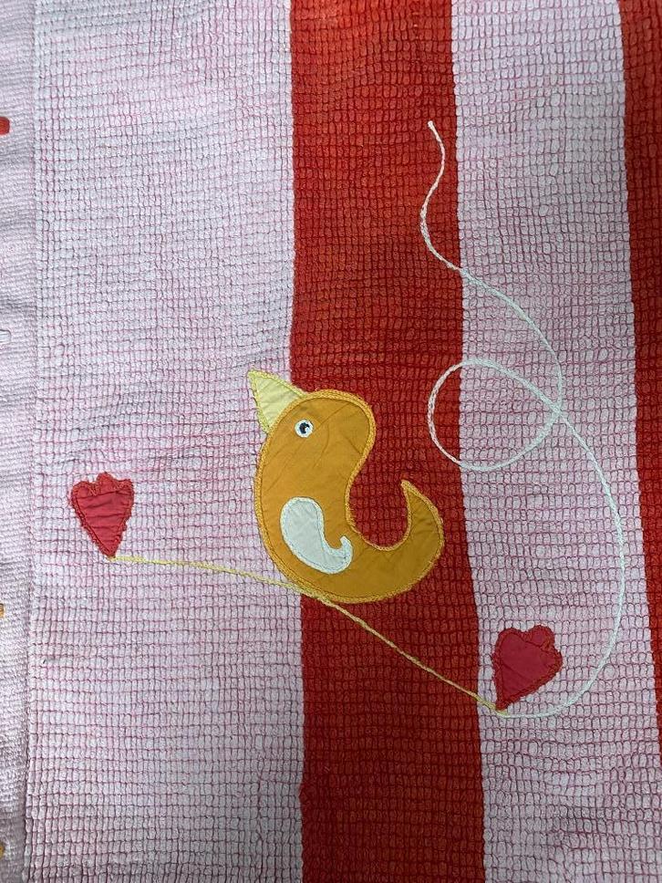 vrolijk gekleurd kinderkamerkleed – 140x68,5 cm, Kinderen en Baby's, Kinderkamer | Inrichting en Decoratie, Gebruikt, Kleed of Kussen