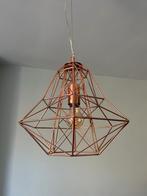 Koperkleurige hanglamp met led lamp, Ophalen of Verzenden, Zo goed als nieuw, Minder dan 50 cm