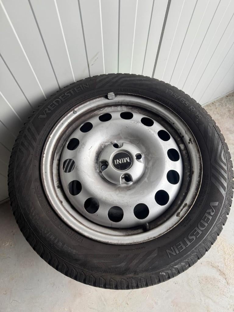Set winterbanden Mini Cooper, Auto-onderdelen, Banden en Velgen, Banden en Velgen, Winterbanden, 15 inch, 175 mm, Personenwagen