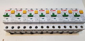 ABB HAF Groepenkast Aardlekautomaat 0903-762 B16 30mA (7x) beschikbaar voor biedingen