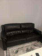 Leren Bankstel 3- en 2-zits, Huis en Inrichting, Banken | Bankstellen, Ophalen, Gebruikt, Rechte bank, 200 tot 250 cm