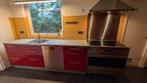 Volledige keuken met veel apparatuur (SMEG, Siemens & Grohe), Huis en Inrichting, Ophalen, Gebruikt, Dubbelwandige keuken, Hoogglans of Gelakt