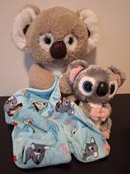 Pluche Koala TY knuffel + Koala met knuffeldoekje, Kinderen en Baby's, Speelgoed | Knuffels en Pluche, Ophalen, Zo goed als nieuw