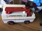 Fisher Price vintage Rescuewagen, Ophalen of Verzenden, Gebruikt, Auto of Voertuig, Met licht