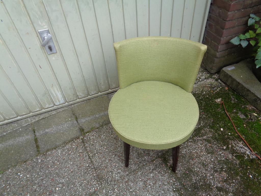 GROEN FATAULS, Huis en Inrichting, Fauteuils, Gebruikt, Vintage, Ophalen of Verzenden, Stof