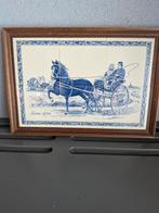 Delfst blauw Tegel plateau Friese sjees, Antiek en Kunst, Ophalen of Verzenden