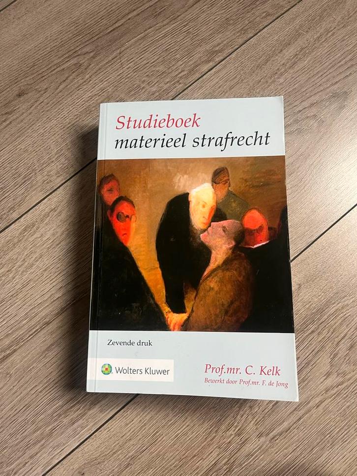 Studieboek Materieel Strafrecht - Kelk, Boeken, Studieboeken en Cursussen, Zo goed als nieuw, WO, Gamma, Ophalen of Verzenden