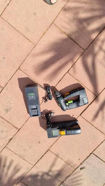 Festool Accu boormachine .met 2 accu's  beschikbaar voor biedingen