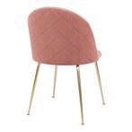 Rose Goud Stoel - Stijlvol & Comfortabel 6x, Huis en Inrichting, Stoelen, Ophalen, Overige kleuren, Zo goed als nieuw, Metaal