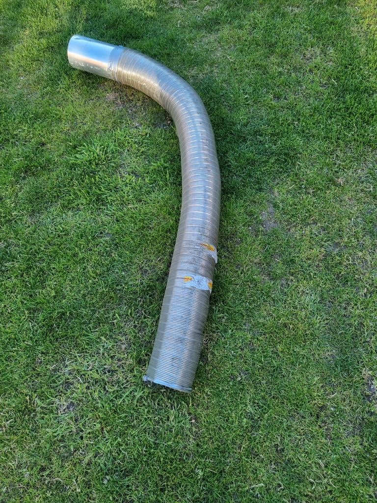 Rvs enkelwandige kachelpijp 150mm 150cm, Huis en Inrichting, Kachels, Ophalen of Verzenden, Gebruikt, Hout, Houtkachel