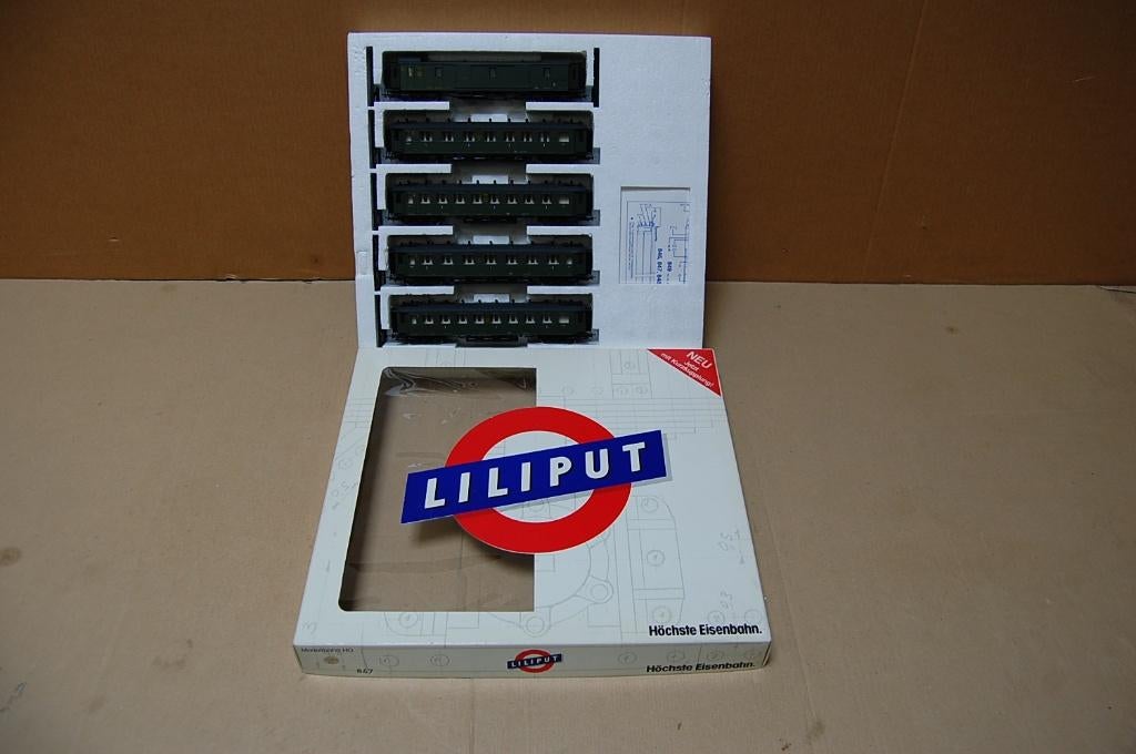 LILIPUT 847., Gelijkstroom, Wagon, Ophalen of Verzenden, Zo goed als nieuw