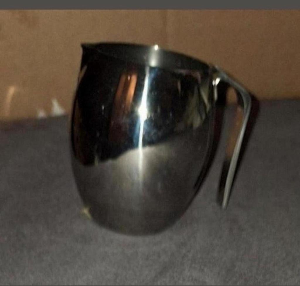 Roestvrijstalen melkkan, Overige typen, Zilver, Ophalen of Verzenden, Zo goed als nieuw