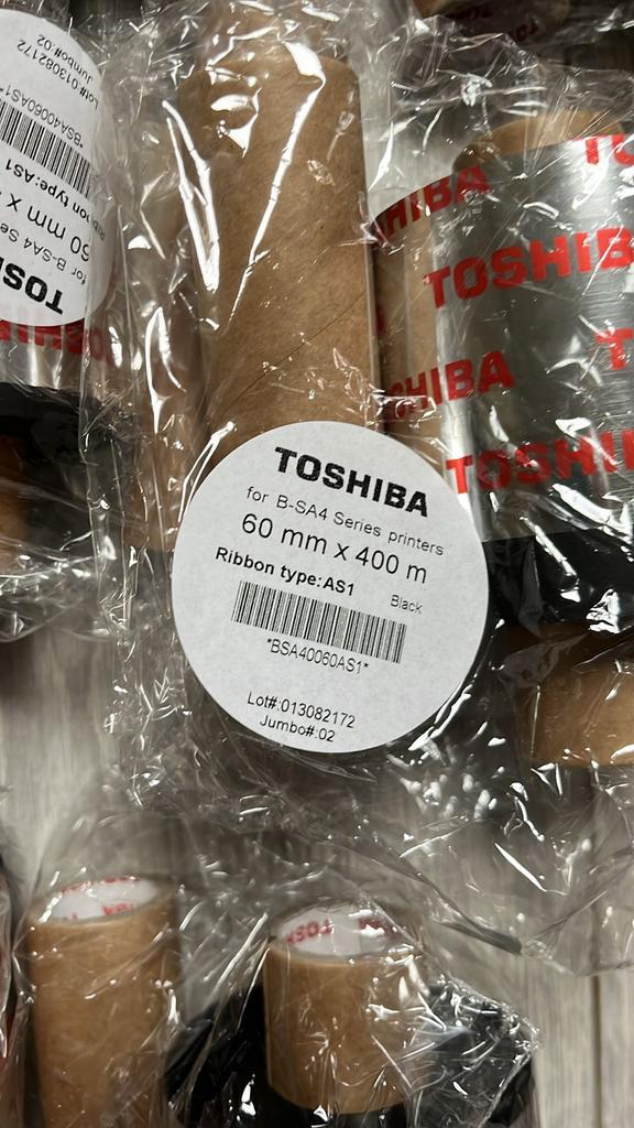 Toshiba Printerlint voor B-SA4 Serie Printers - 60mm x 400m, Computers en Software, Printerbenodigdheden, Nieuw, Printertape, Ophalen