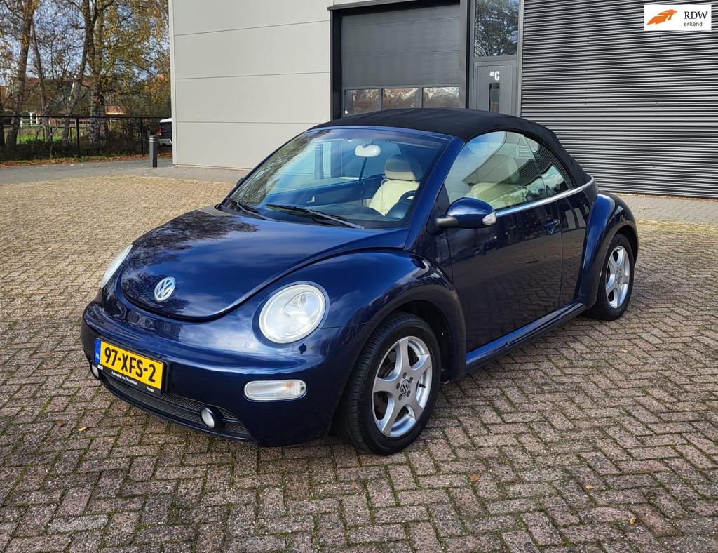 Volkswagen New Beetle Cabriolet 2.0, Airco,Stoelv,APK 12/26!, Auto's, Volkswagen, Voorwielaandrijving, Gebruikt, Beetle (Kever)