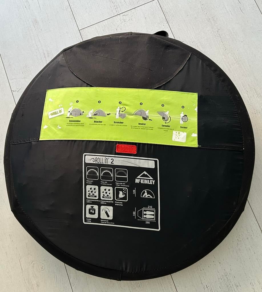 Mc Kinley Roll in 2 tent, Ophalen, Zo goed als nieuw, Tot en met 2