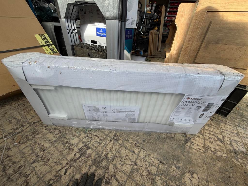 Stelrad Compact All In radiator 22x400x1000, Ophalen, 30 tot 80 cm, Radiator, Nieuw