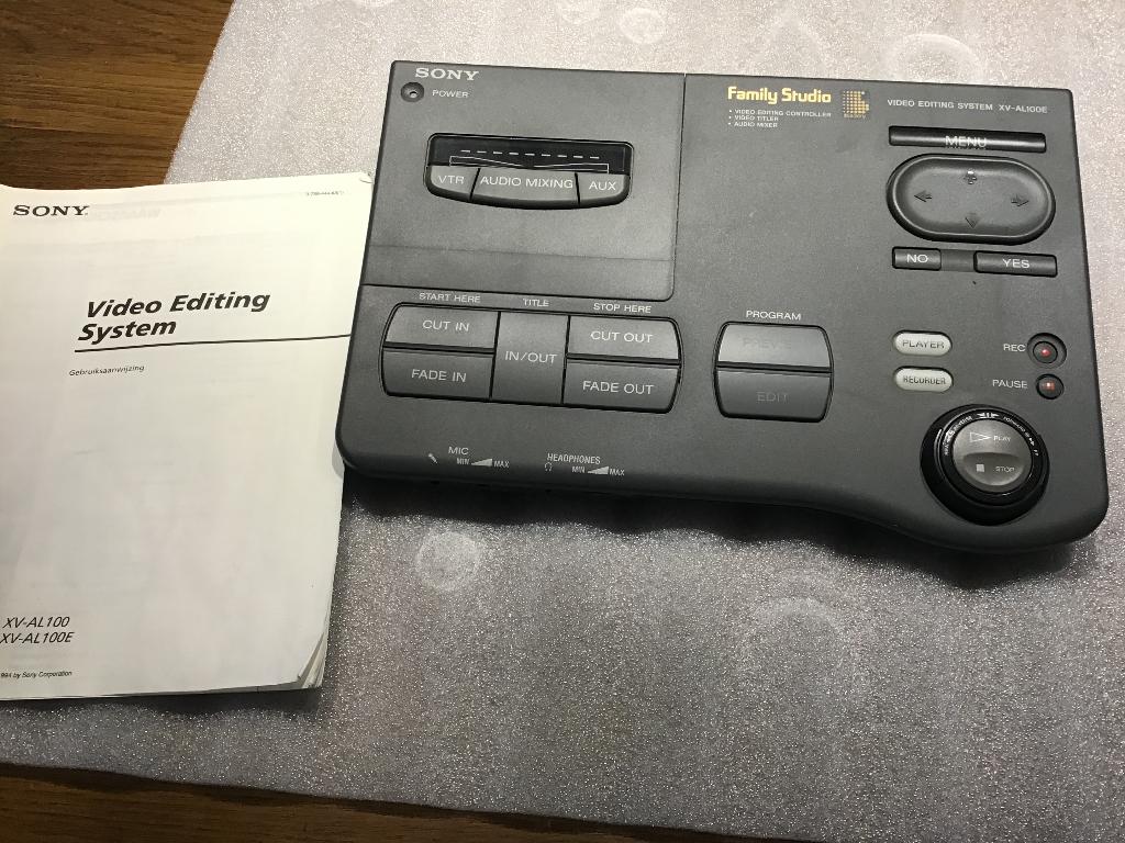 Sony Family Studio video editing system XV-AL100E, Ophalen, Gebruikt, Video